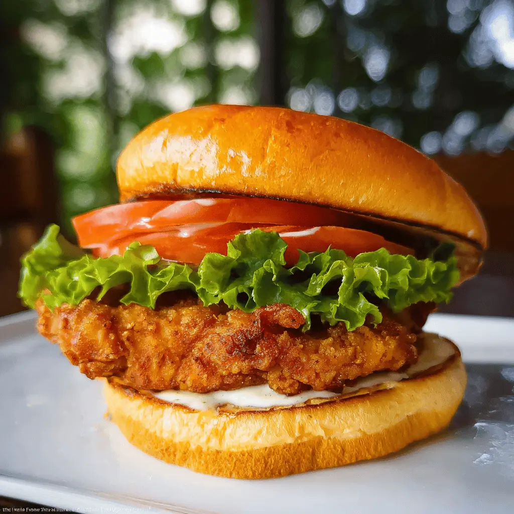 Easy Crispy Chicken Sandwich Recipe