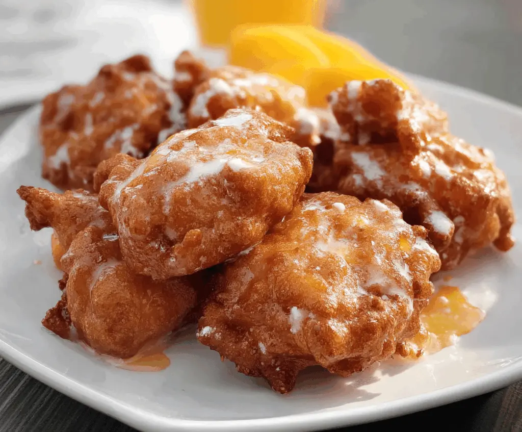 Easy Homemade Fresh Peach Fritters Recipe