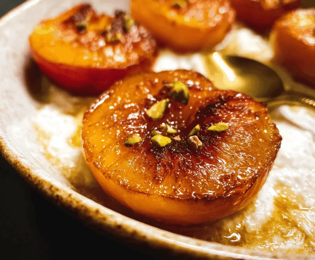 Easy Baked Peaches Dessert Recipe