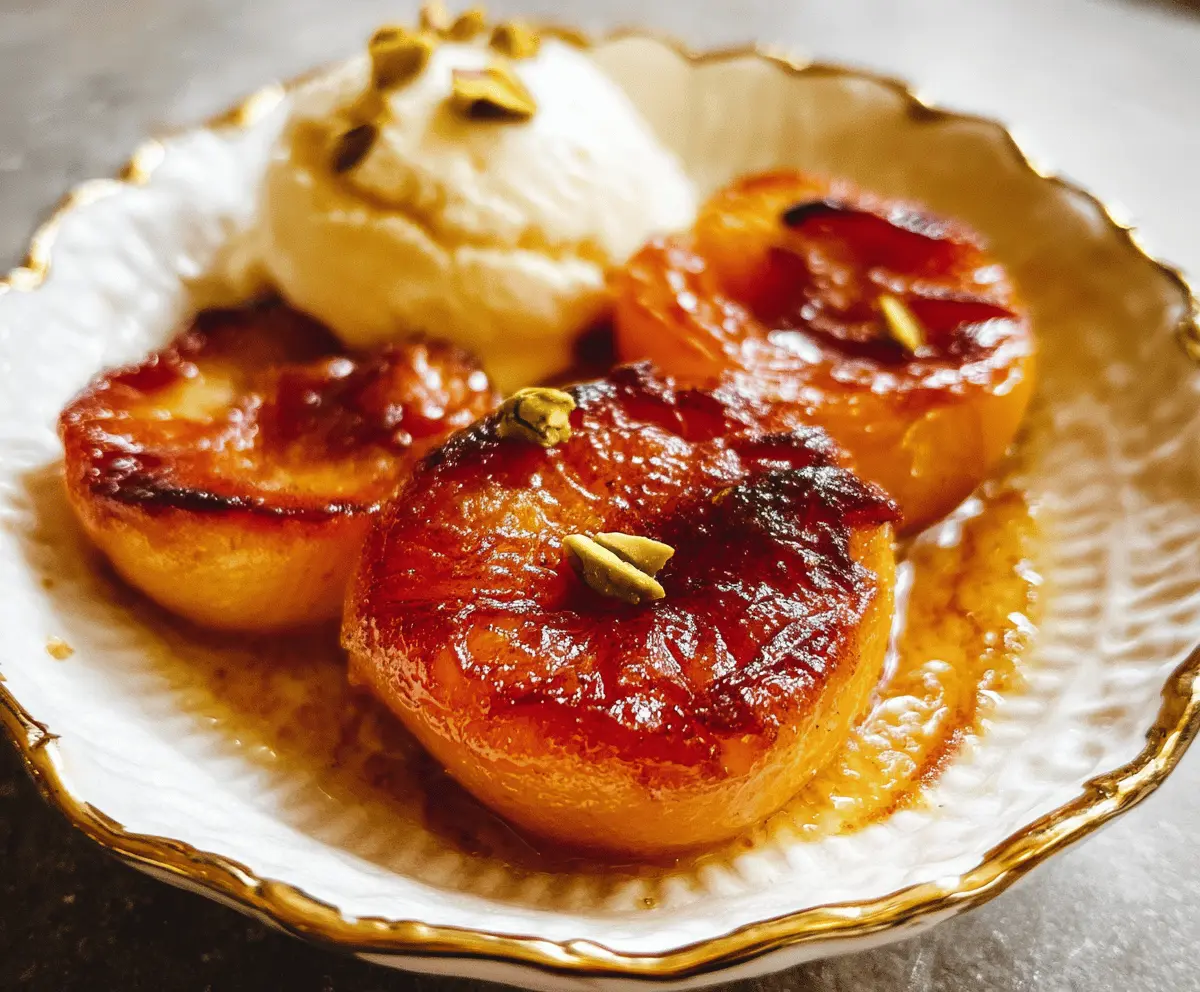 Easy Baked Peaches Dessert Recipe