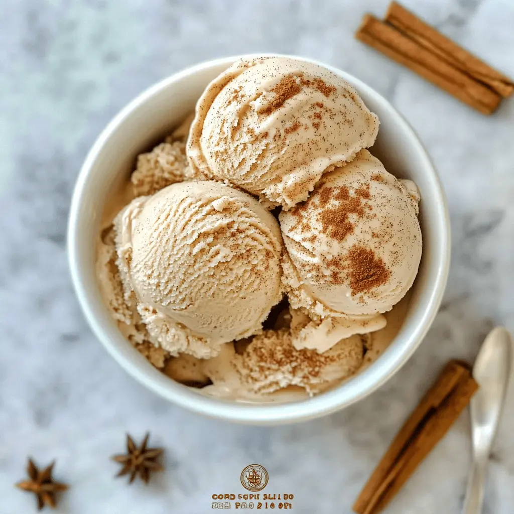 Easy Brown Sugar Cinnamon Ice Cream Recipe