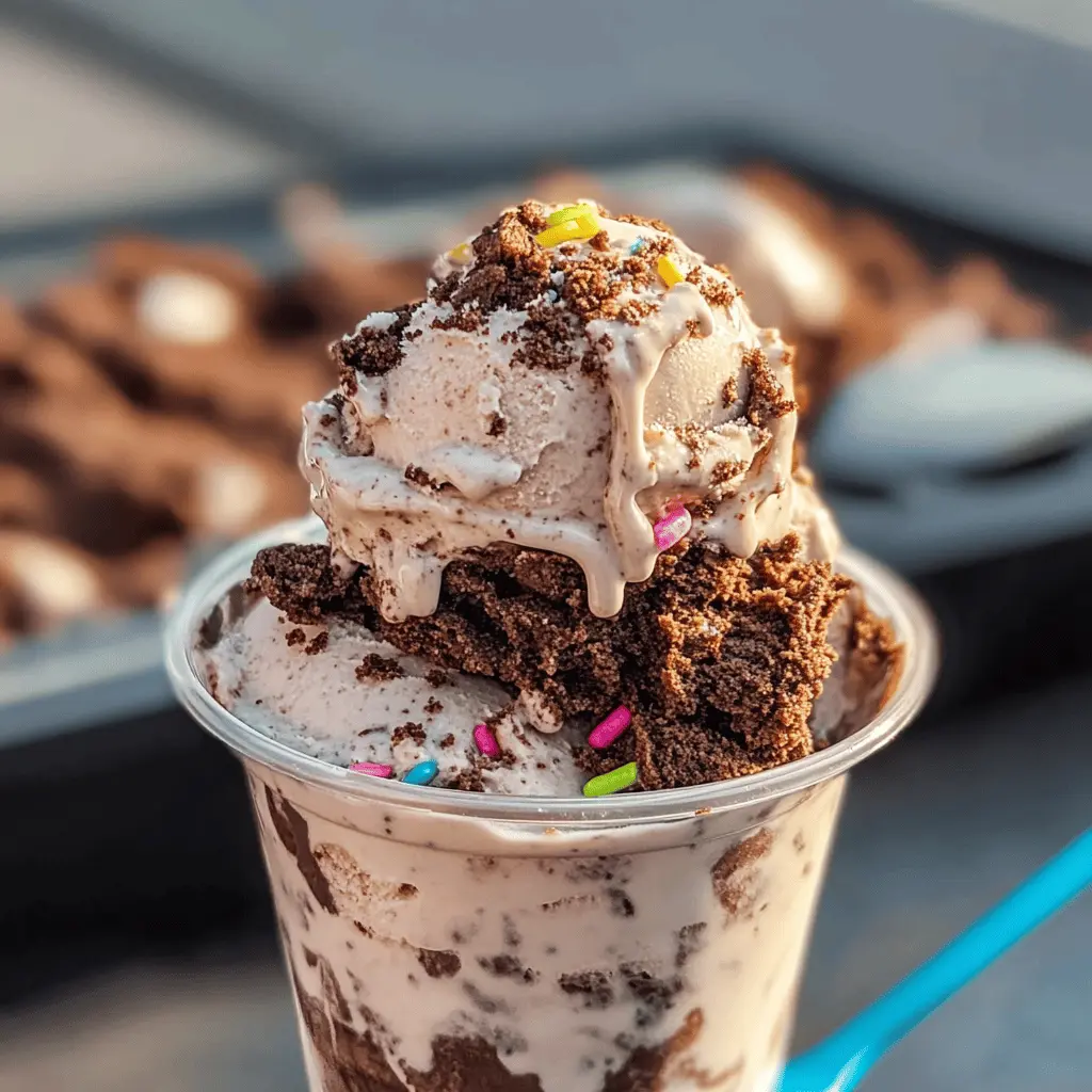Easy Homemade Brownie Batter Ice Cream Recipe