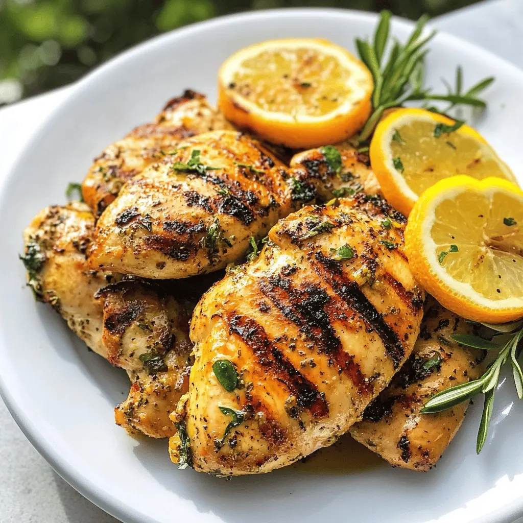 Easy Citrus Dijon Grilled Chicken Recipe