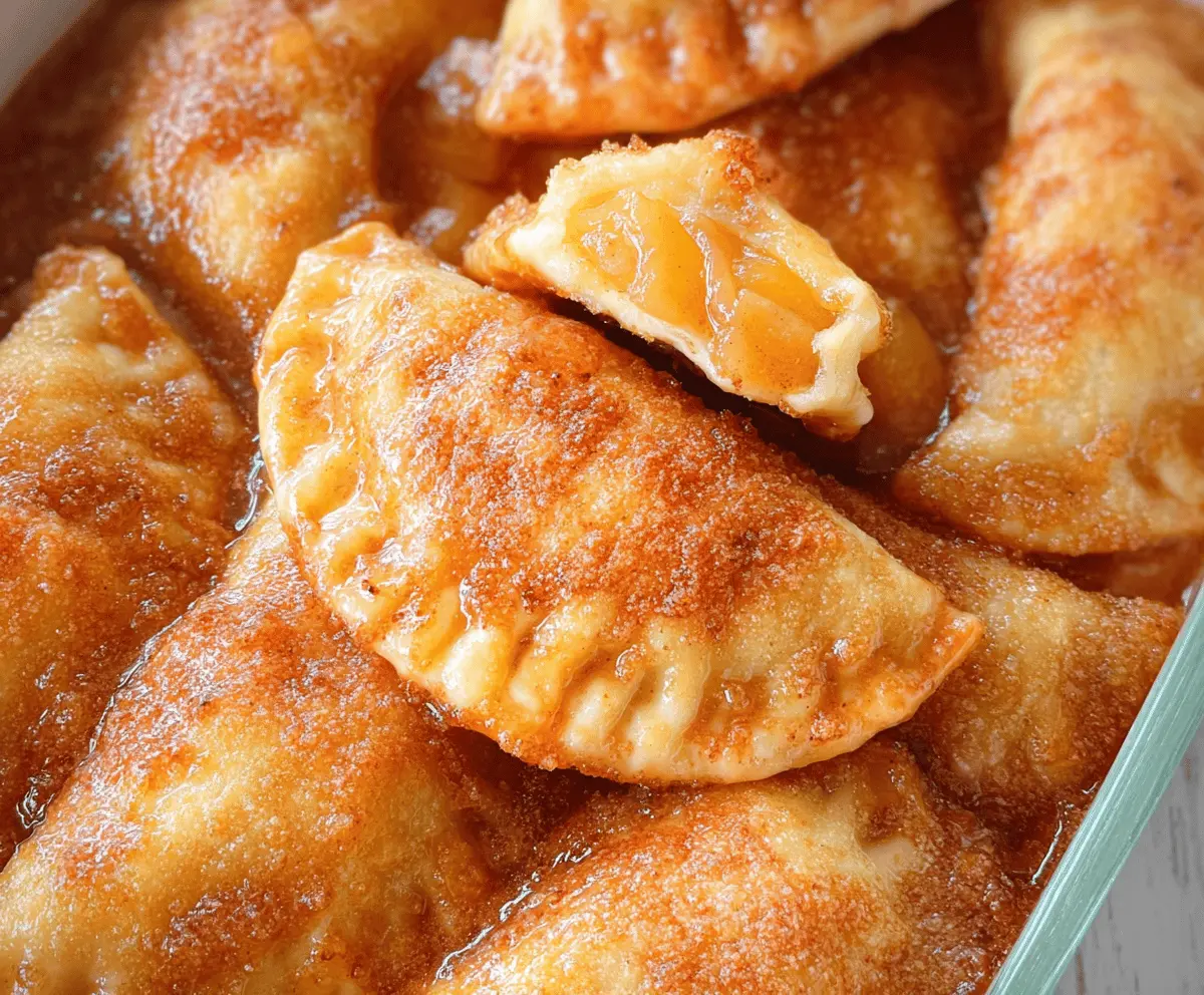 Easy Peach Dumplings Recipe for Dessert