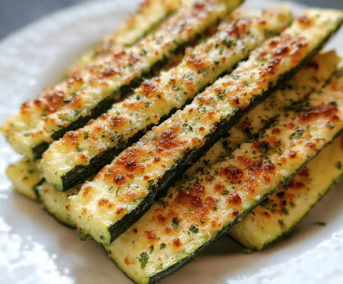 Easy Baked Parmesan Zucchini Recipe