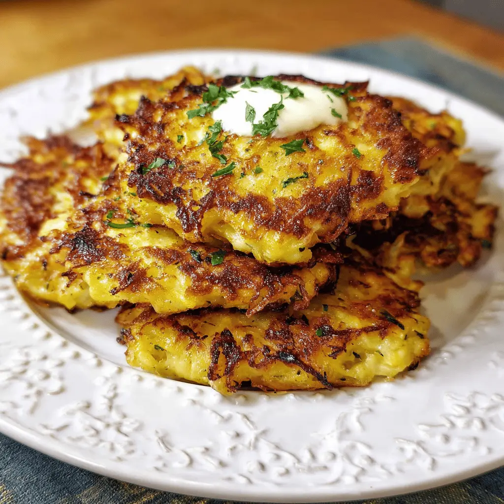Cheesy Parmesan Yellow Squash Fritters Recipe