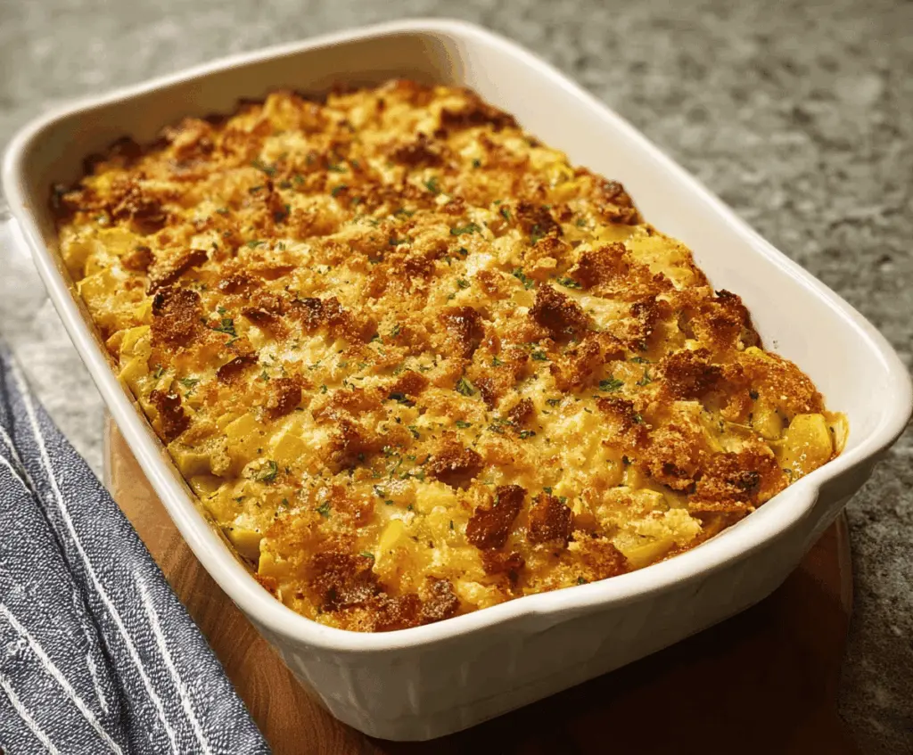 Easy Cheesy Southern Squash Casserole Recipe