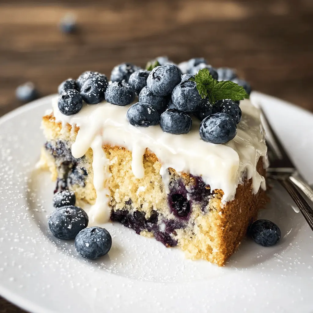 Moist Blueberry Zucchini Cake Recipe