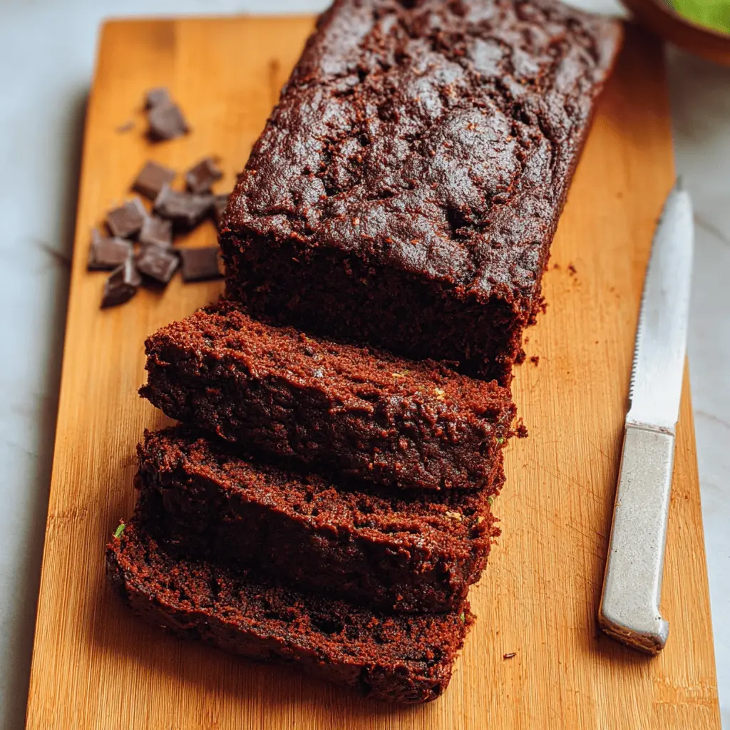 Moist Gluten-Free Chocolate Zucchini Bread Recipe