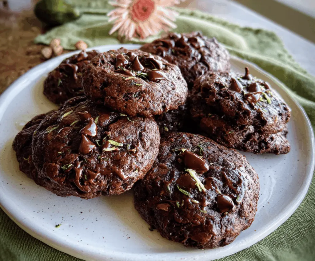Moist Chocolate Zucchini Cookies Recipe