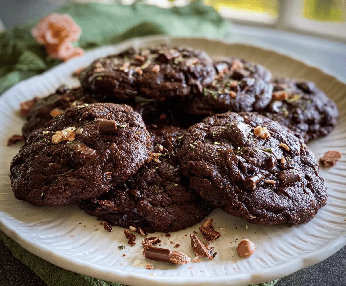 Moist Chocolate Zucchini Cookies Recipe