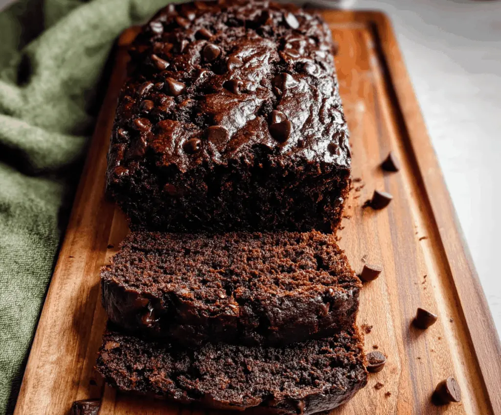 Super Moist Double Chocolate Zucchini Bread Recipe