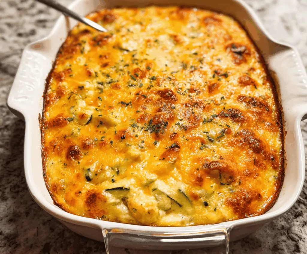 Easy Chicken Zucchini Casserole Recipe for Dinner