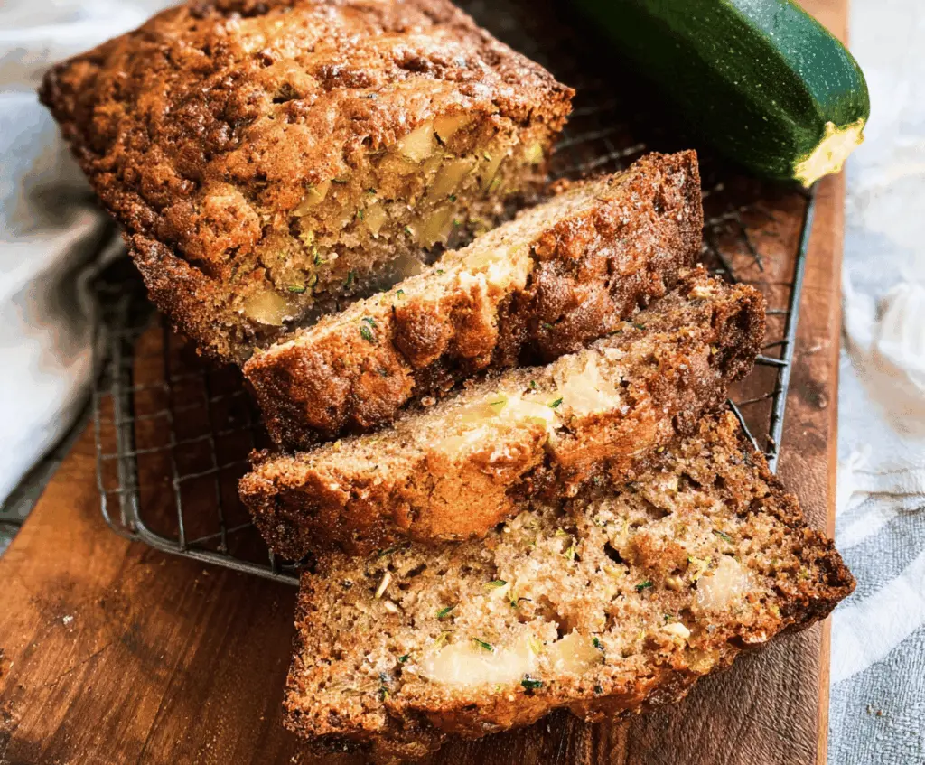 Moist Apple Zucchini Bread Recipe