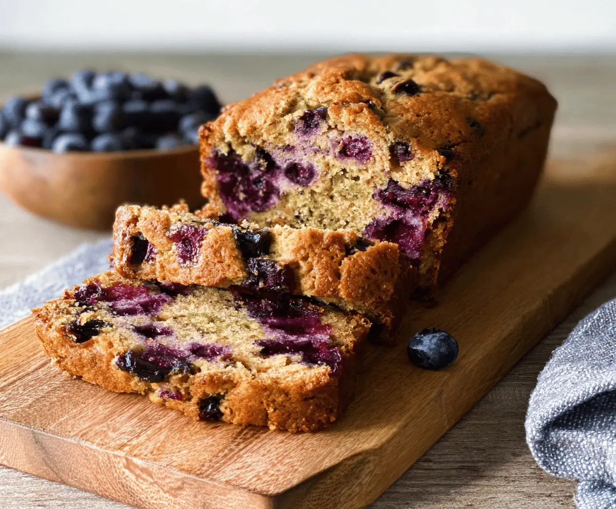 Moist Blueberry Zucchini Bread Recipe