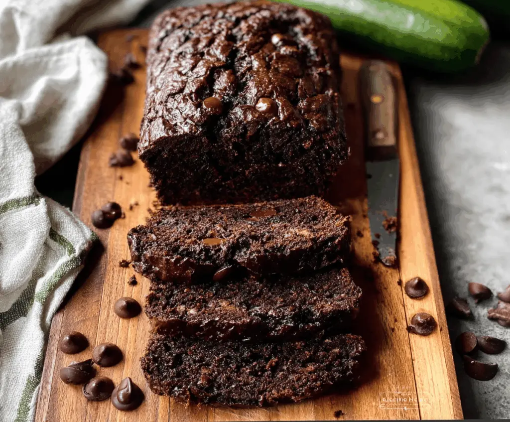 Healthy Chocolate Zucchini Bread Recipe with Less Sugar