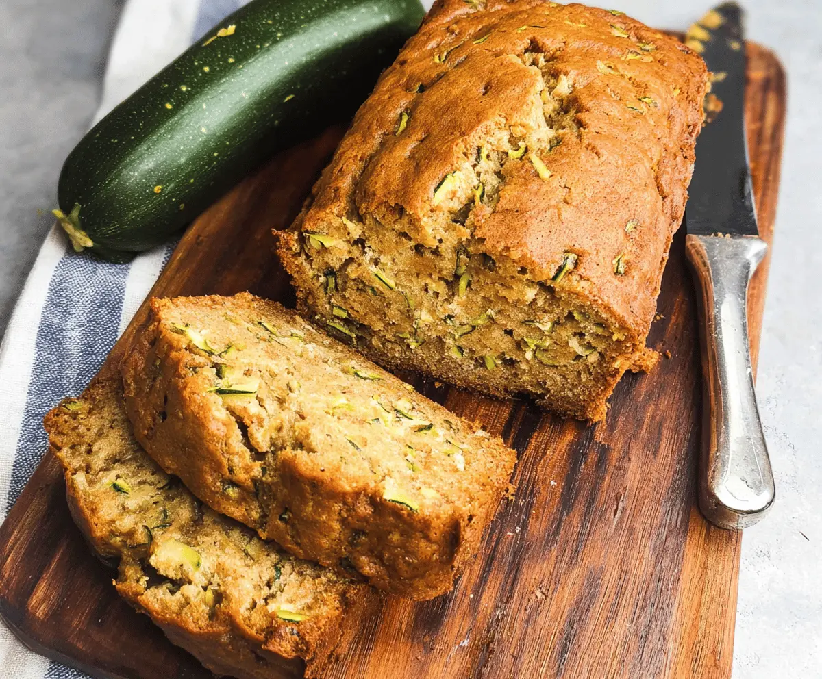 Moist Zucchini Banana Bread Recipe