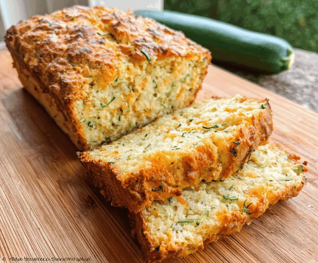 Easy Zucchini Cheddar Herb Beer Bread Recipe