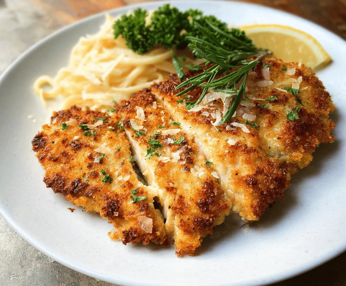 Crispy Parmesan Crusted Chicken Recipe