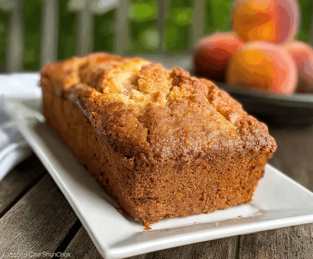 Moist Southern Peach Bread Recipe