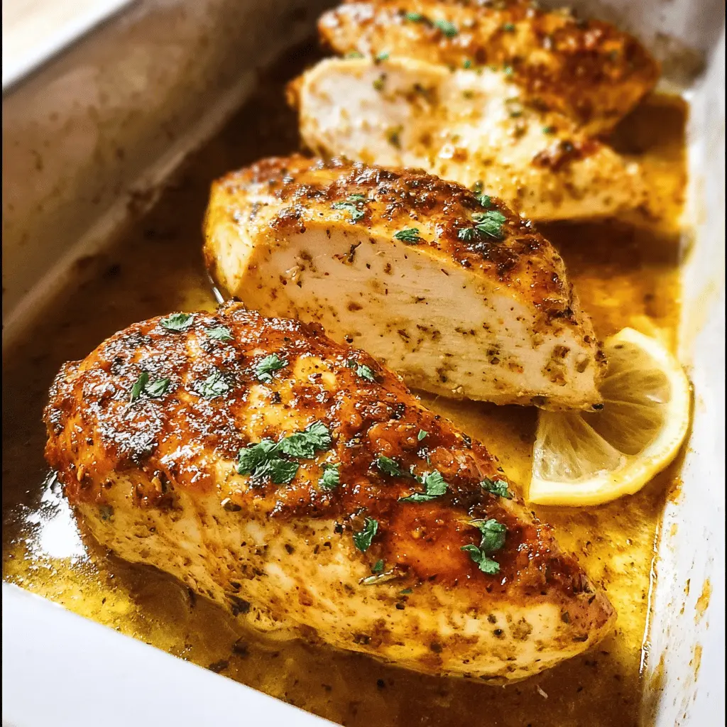 Juicy Oven Baked Chicken Breast Recipe