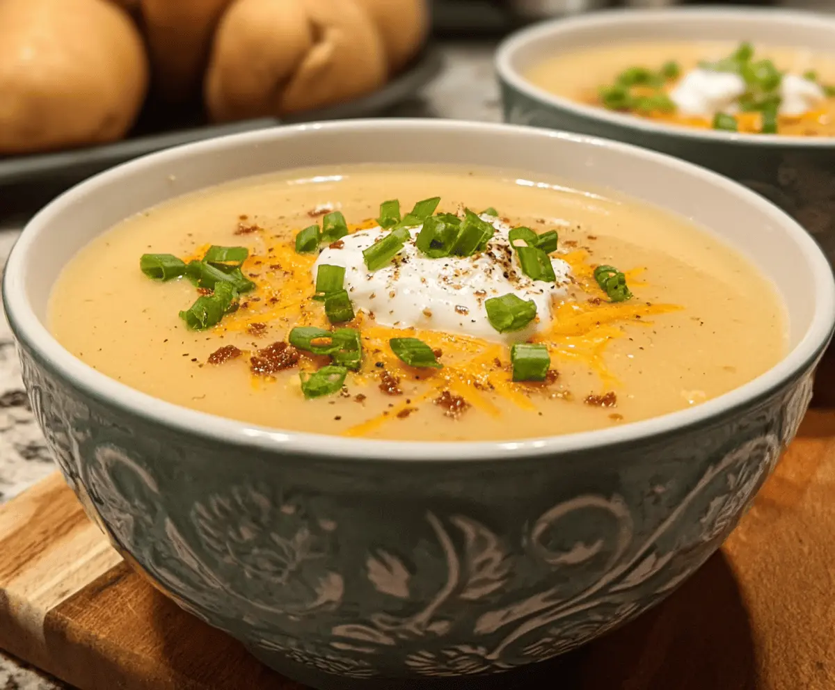 Creamy Crockpot Potato Soup Recipe