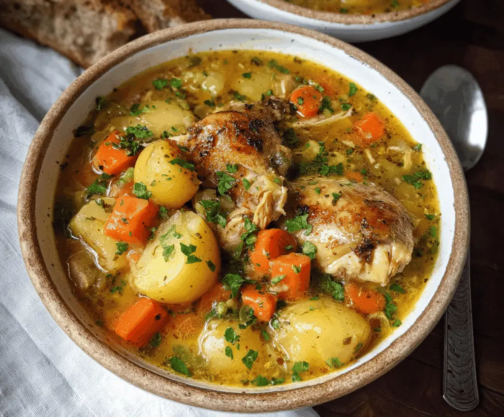 Easy Slow Cooker Chicken Stew Recipe for Cozy Meals