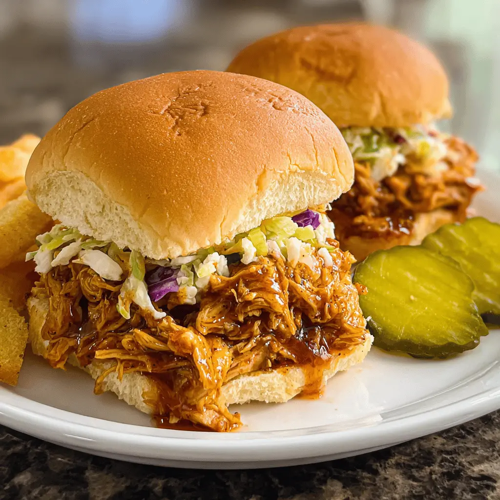 Slow Cooker Hot Honey Chicken Sandwiches Recipe