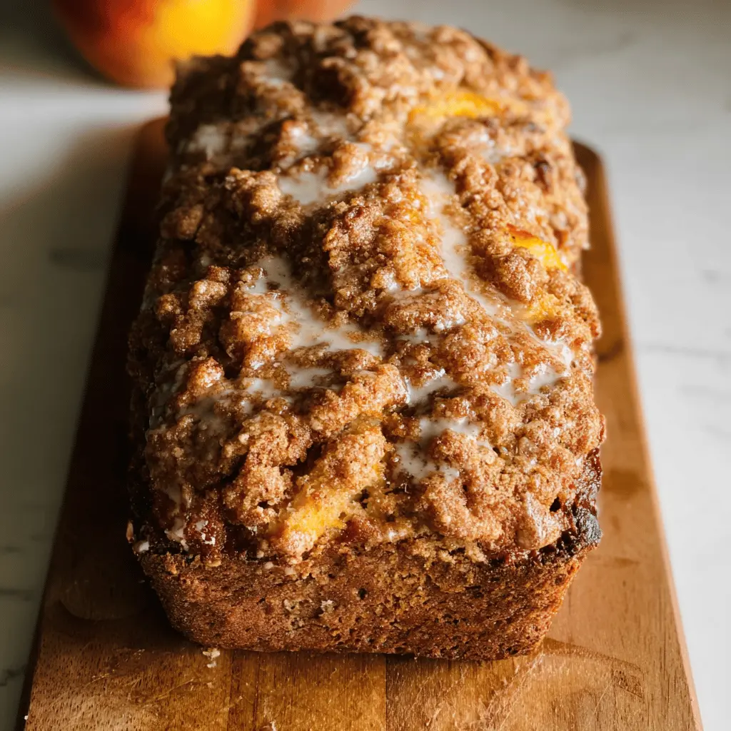 Easy Cinnamon Peach Bread Recipe