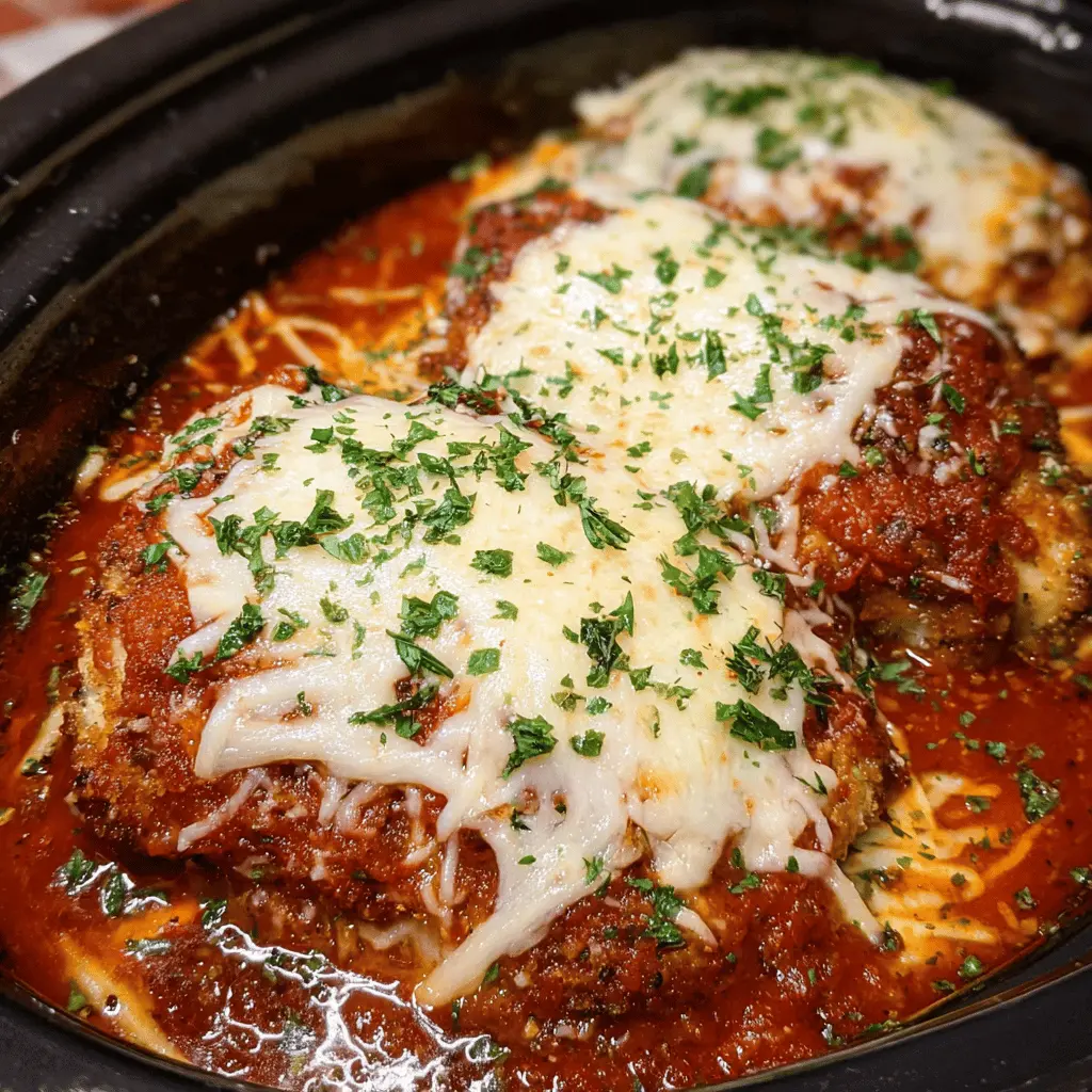 Easy Crock-Pot Chicken Parmesan Recipe