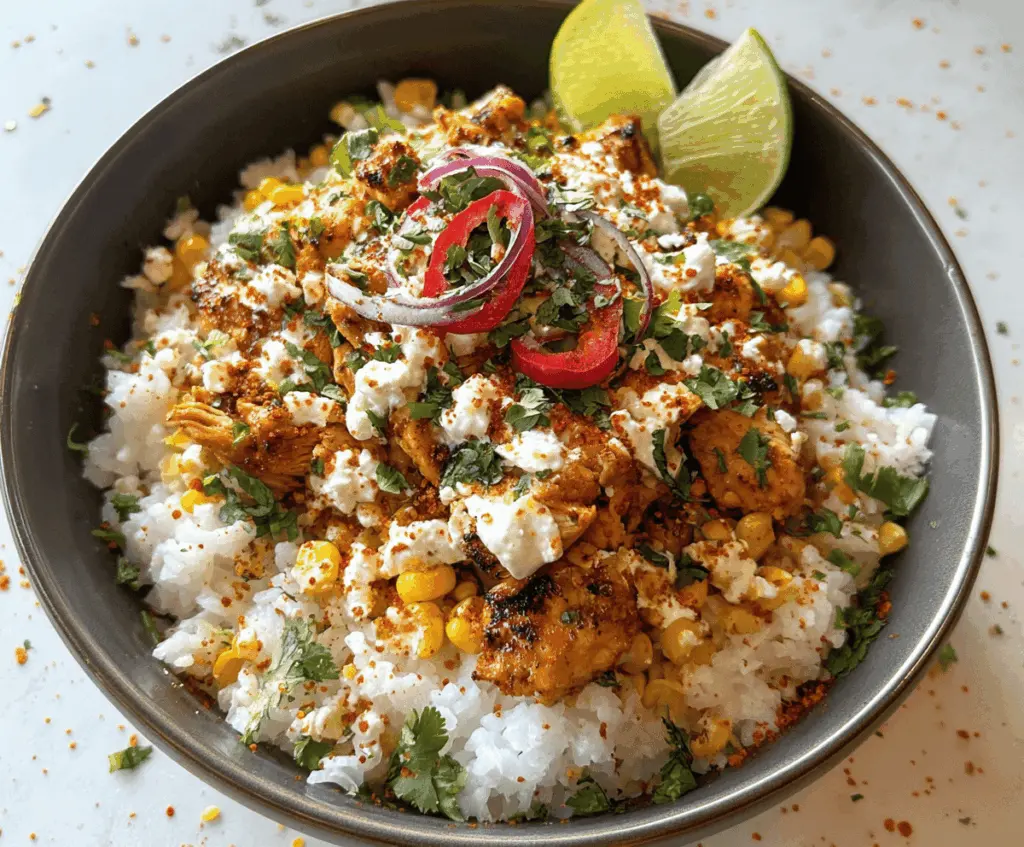 Easy Street Corn Chicken Rice Bowl Recipe