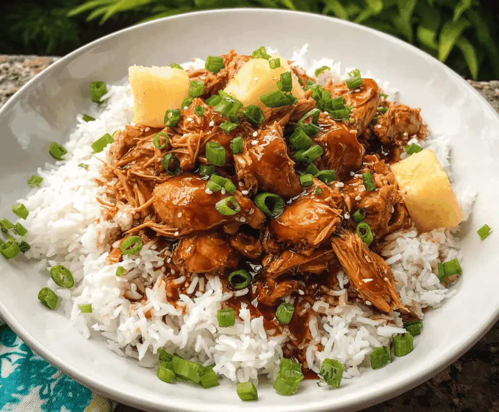 Easy Sweet Hawaiian Crockpot Chicken Recipe
