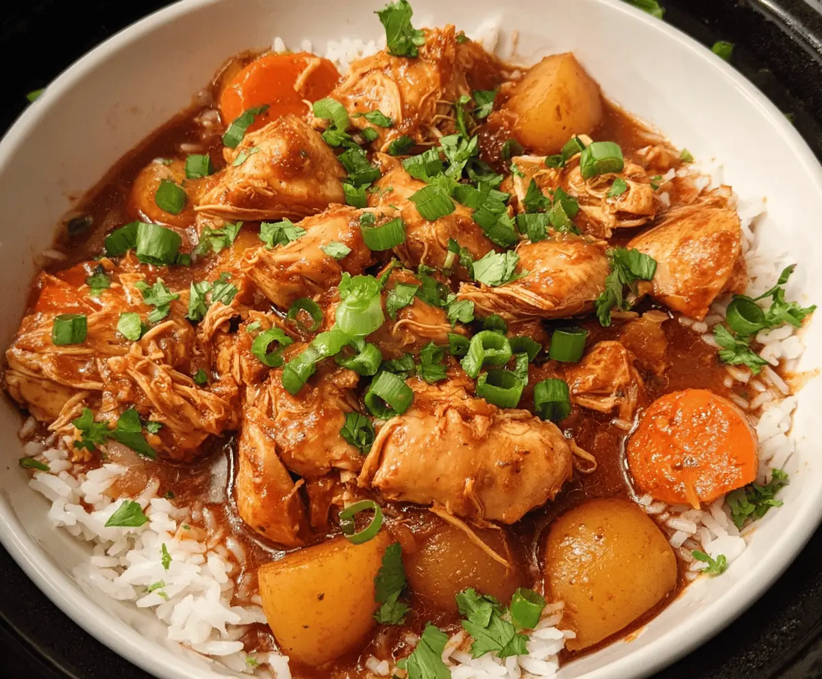 Easy Sweet Hawaiian Crockpot Chicken Recipe