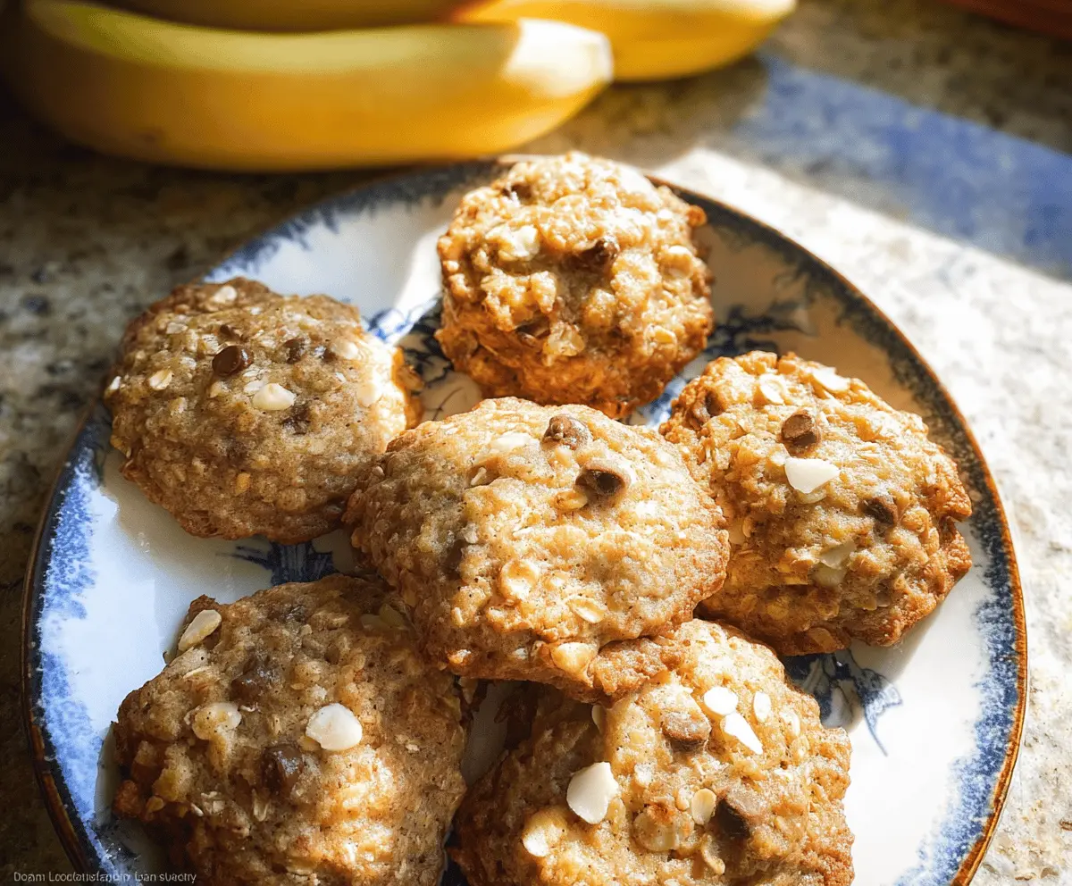 Chewy Banana Oatmeal Cookies Recipe