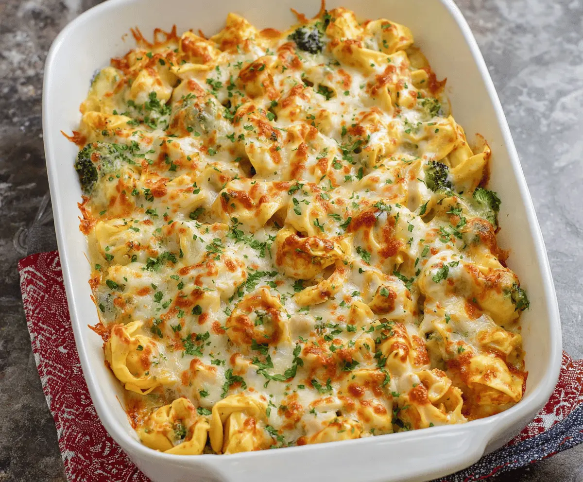 Alfredo Tortellini Bake