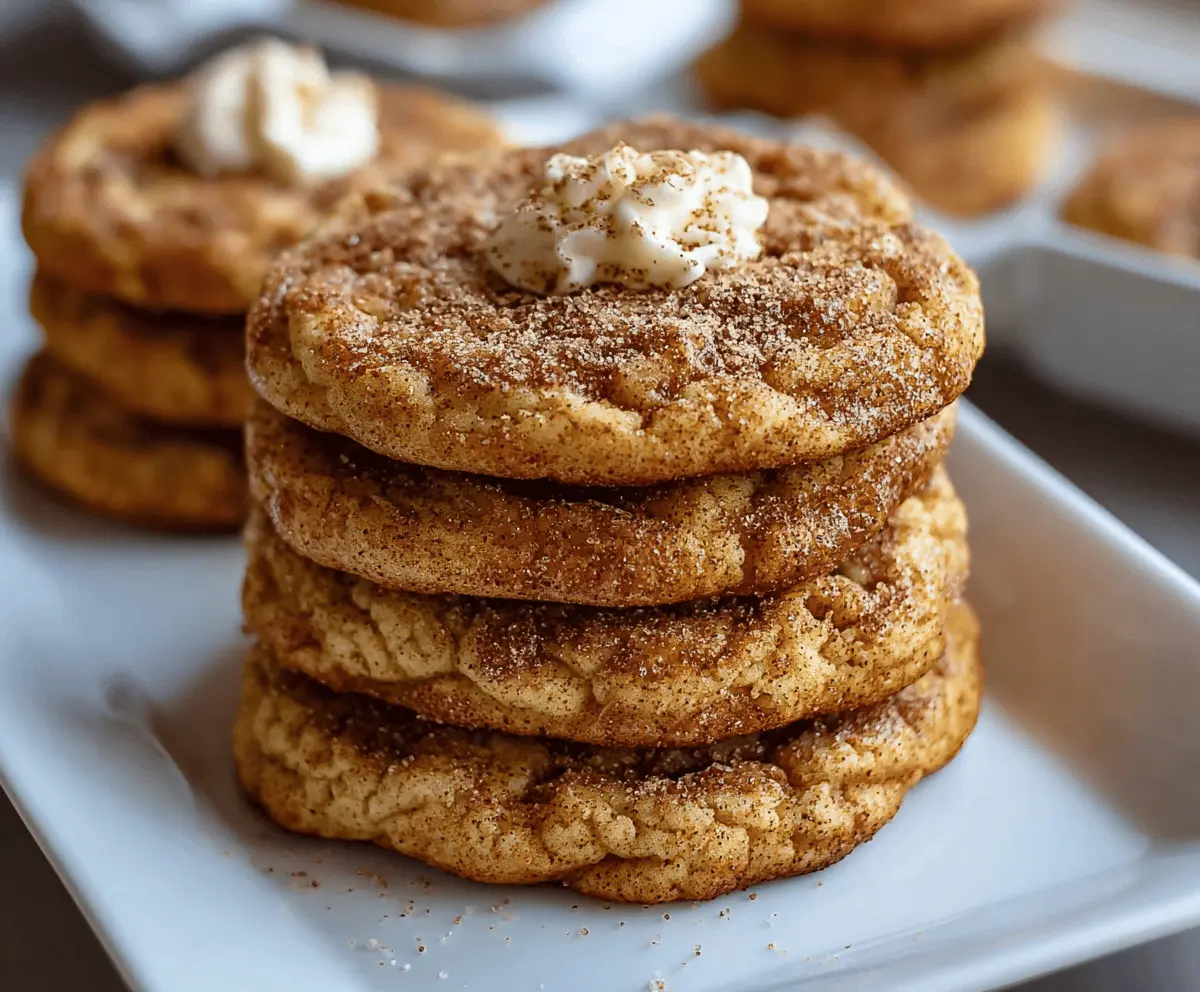 Delicious homemade Chewy French Toast Cookies with golden-brown edges and a soft, gooey center, perfect for breakfast or snacking.