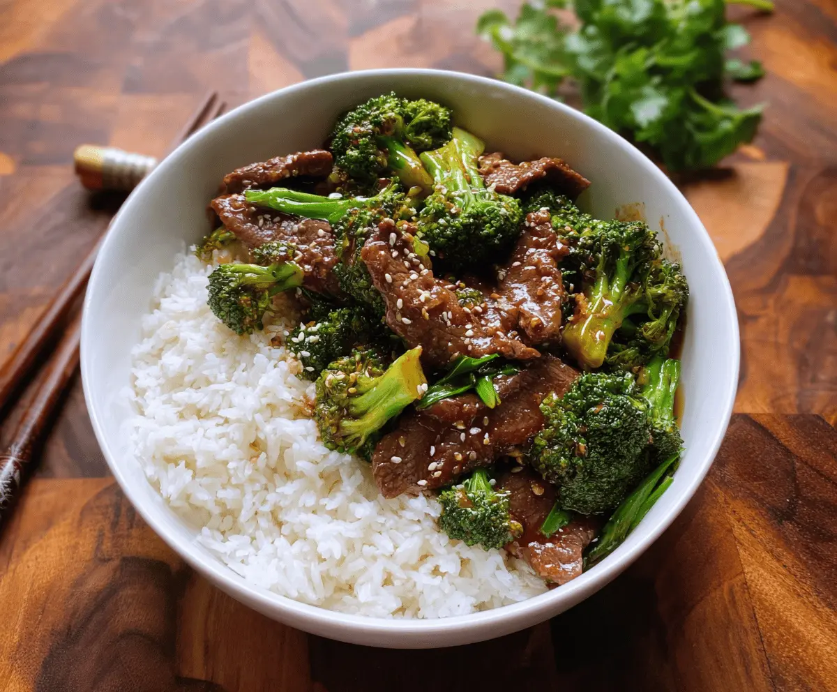 Chinese Beef and Broccoli