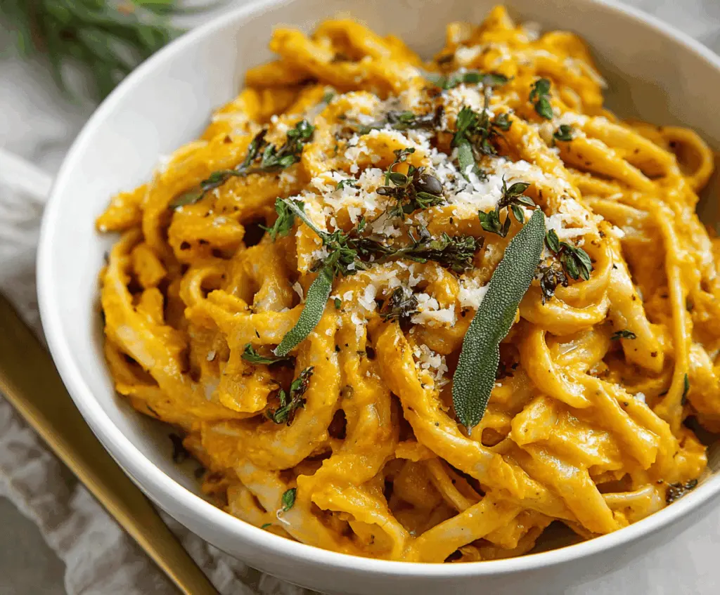 Creamy Pumpkin Pasta