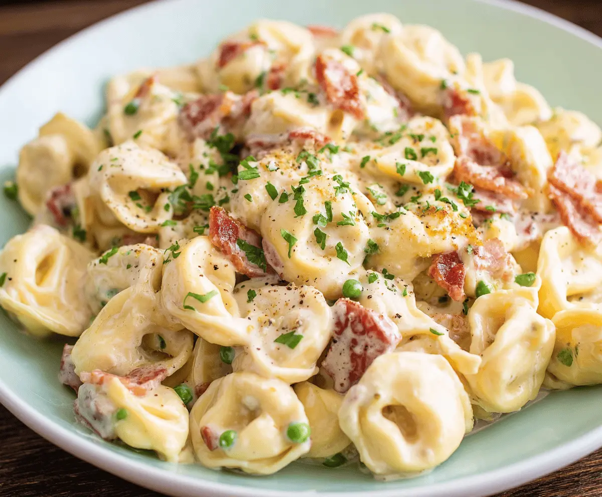 Creamy Tortellini Carbonara