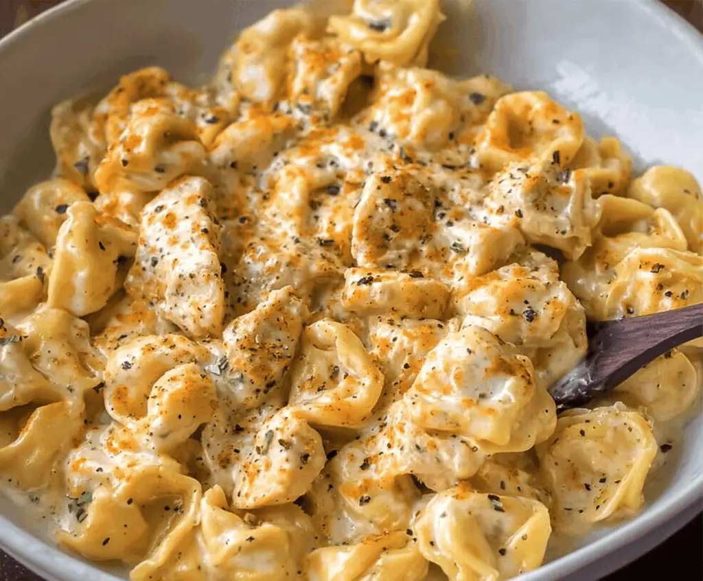 Garlic Parmesan Chicken Tortellini
