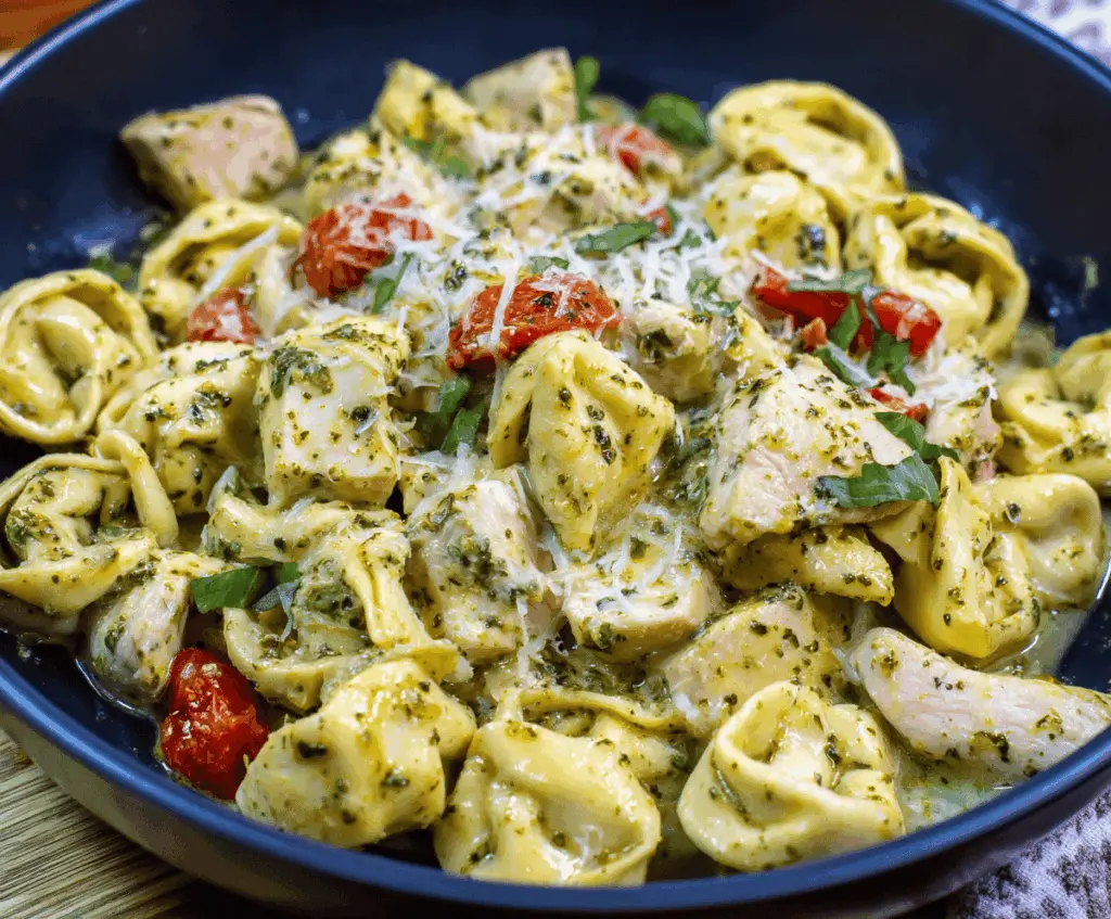 Pesto Chicken Tortellini
