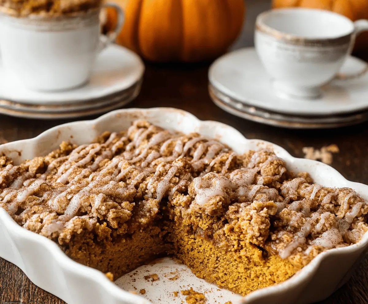 Pumpkin Pie Crisp With Cinnamon Streusel