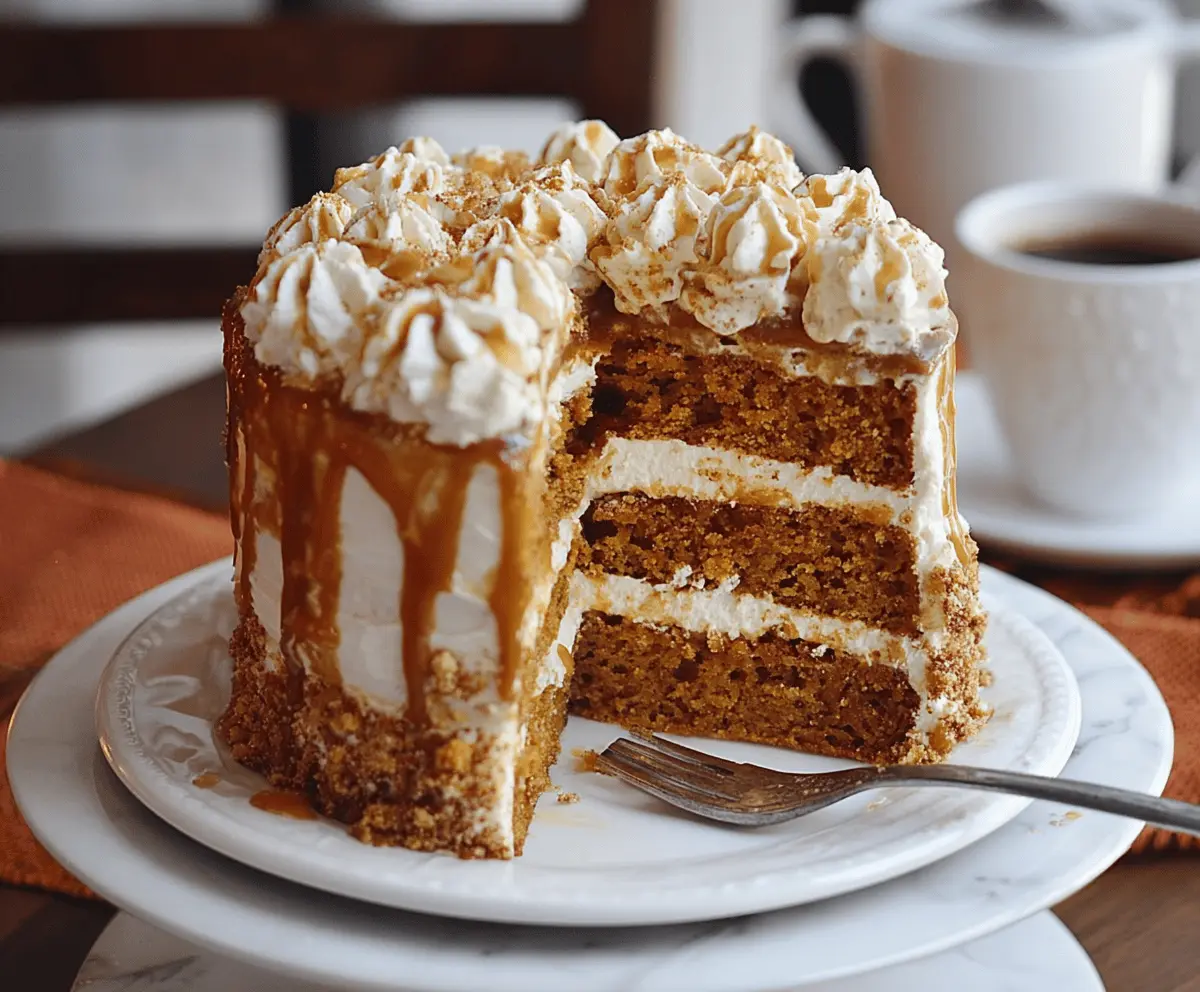 Pumpkin Spice Latte Cake