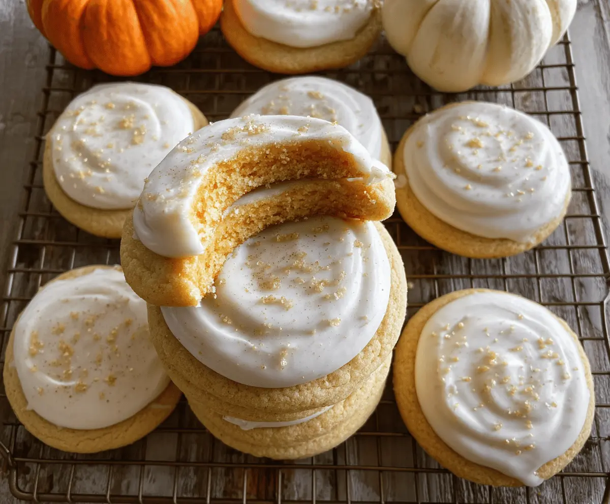 Pumpkin Spice Sugar Cookies