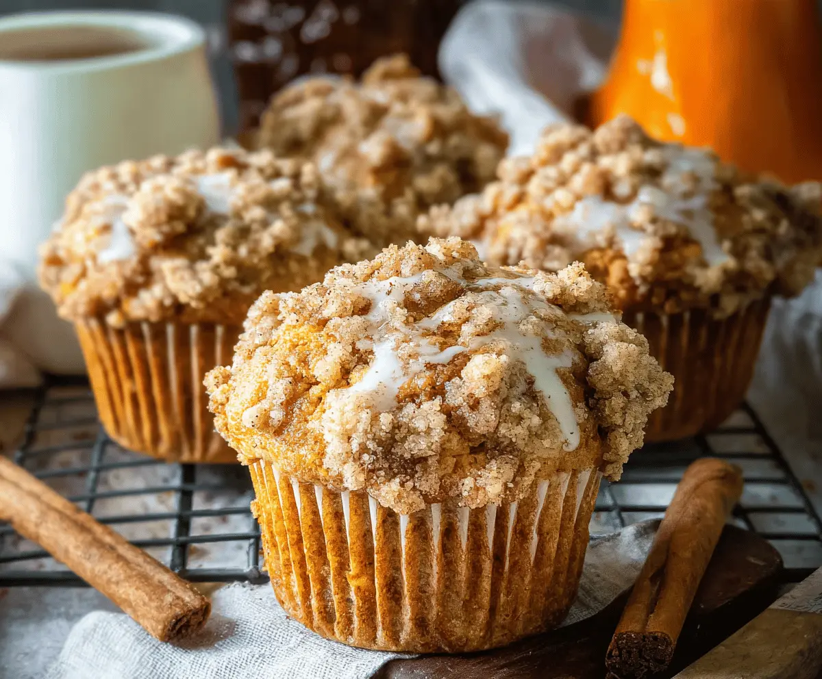 Pumpkin Streusel Muffins