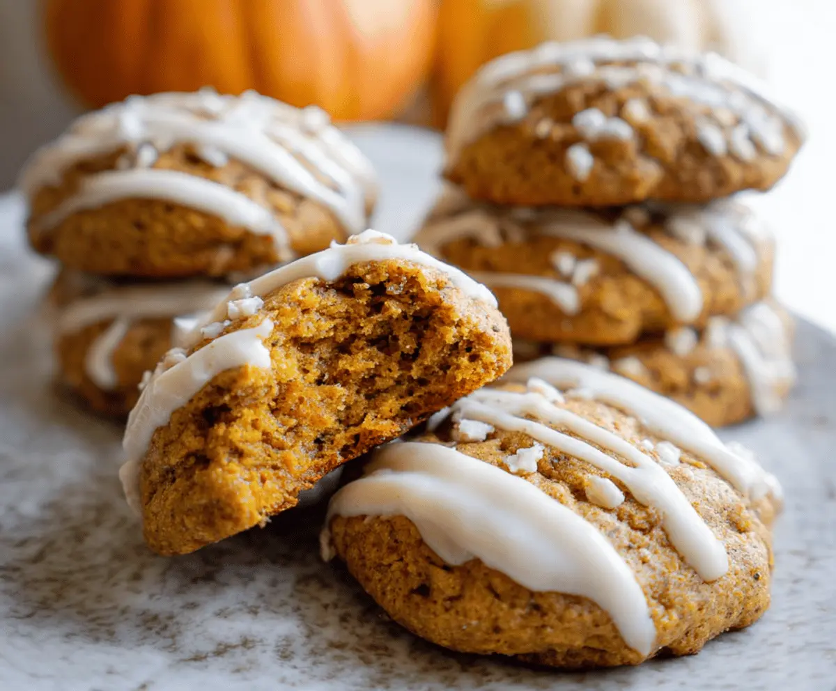 Soft Pumpkin Pie Cookies