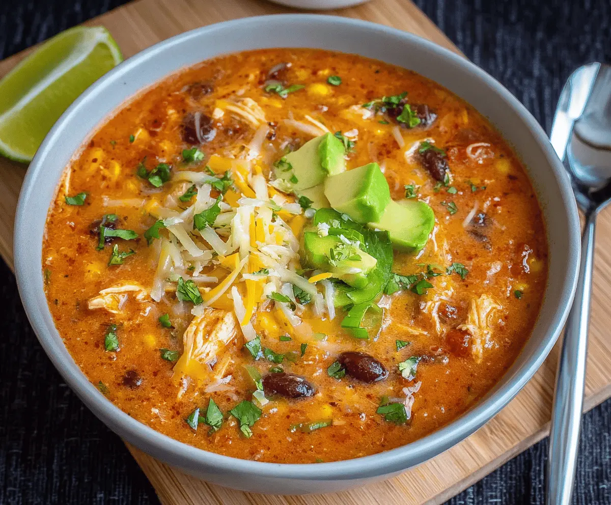 Chicken Enchilada Soup