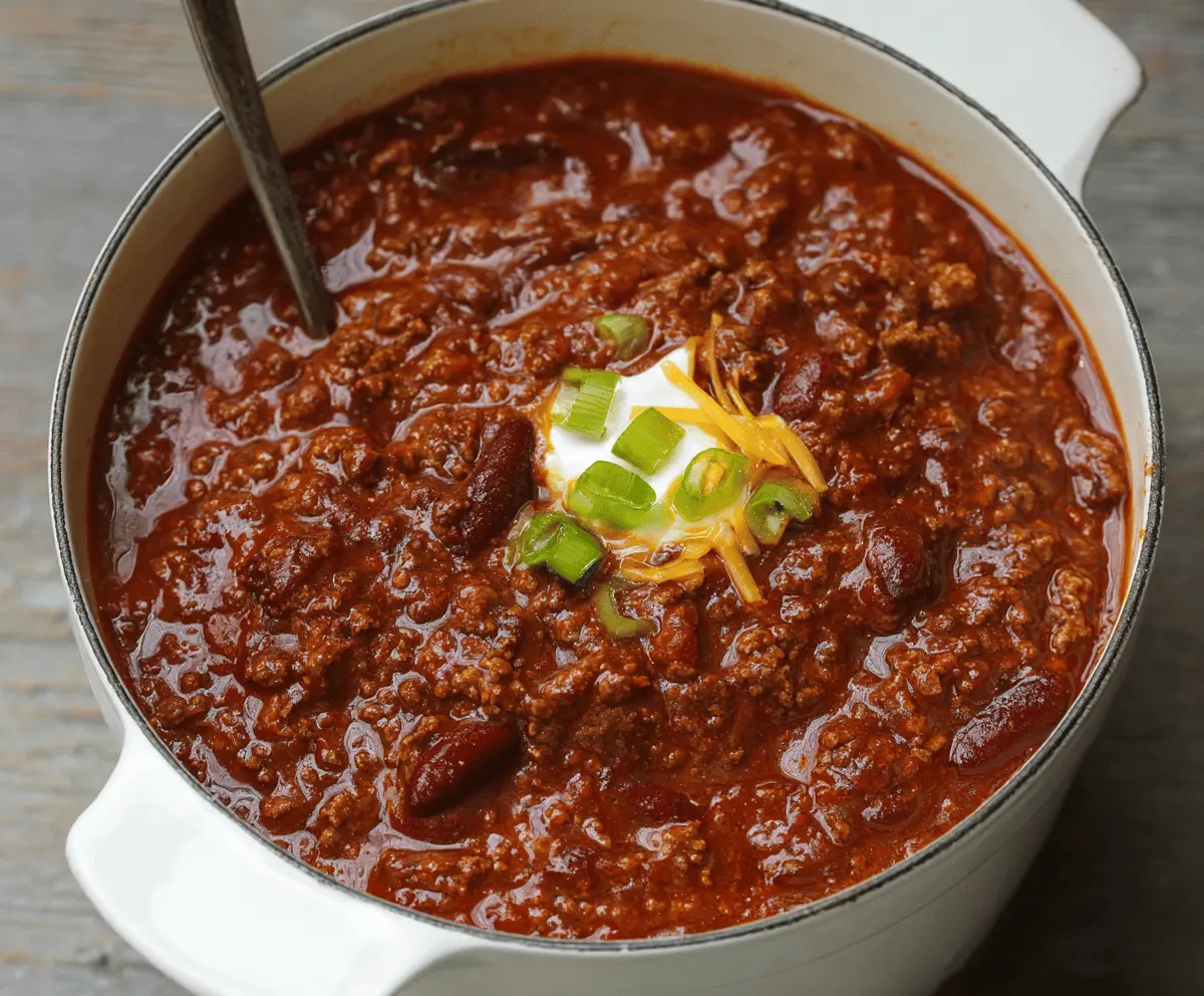 Classic Beef Chili Recipe