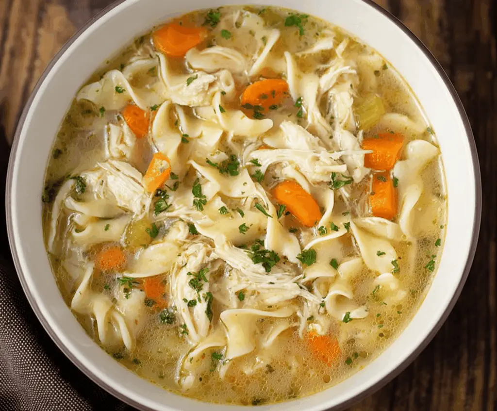 CopyCat Panera Bread Chicken Noodle Soup
