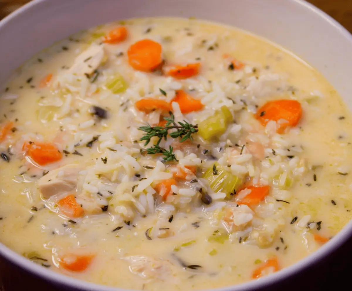 Creamy Chicken and Rice Soup
